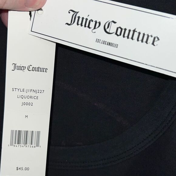 Juicy Couture Crown Tee in Licorice (M) - Picture 6 of 10
